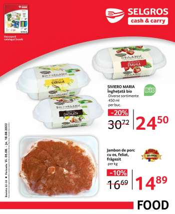 Cataloage Selgros - 05.08.2022 - 18.08.2022.