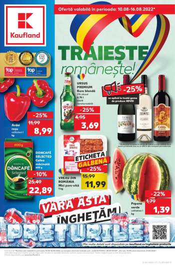Cataloage Kaufland - 10.08.2022 - 16.08.2022.