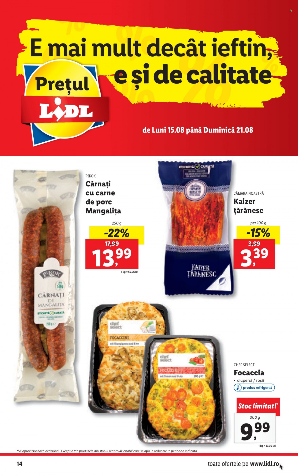 Catalog Lidl - 15.08.2022 - 21.08.2022. Pagina 14