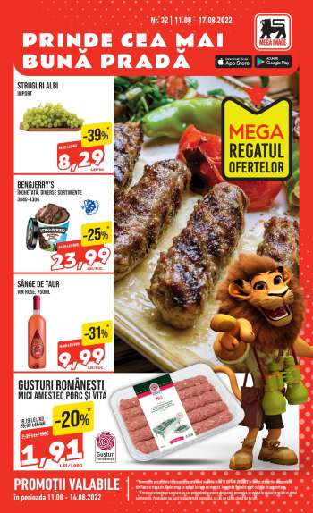 Cataloage Mega Image - 11.08.2022 - 17.08.2022.