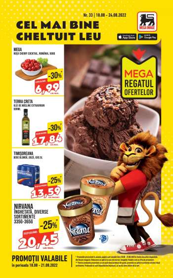 Cataloage Mega Image - 18.08.2022 - 24.08.2022.