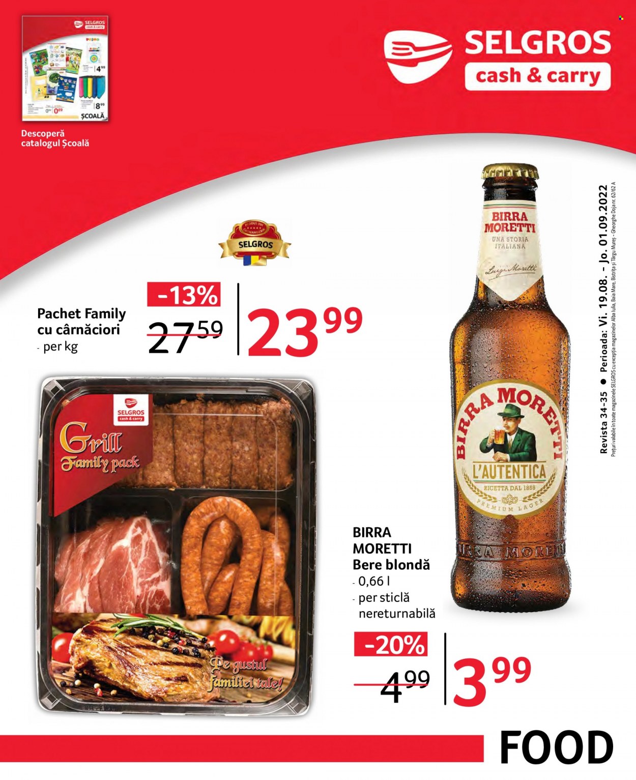Catalog Selgros - 19.08.2022 - 01.09.2022. Pagina 1