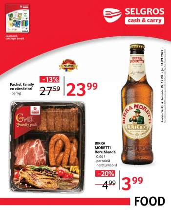 Cataloage Selgros - 19.08.2022 - 01.09.2022.