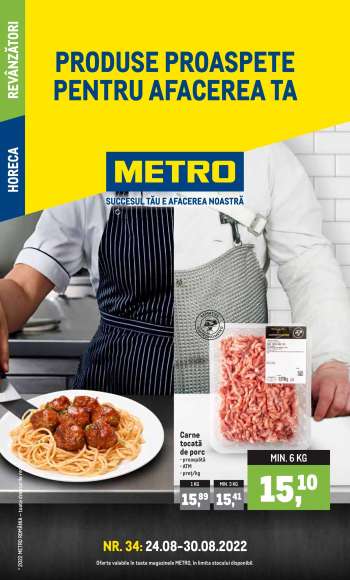 Cataloage Metro - 24.08.2022 - 30.08.2022.