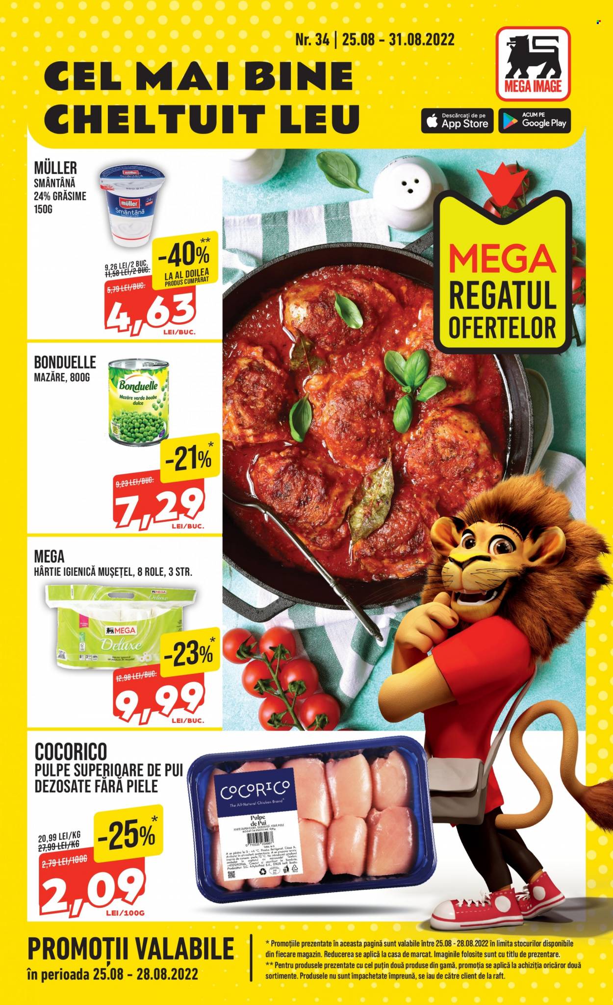 Catalog Mega Image - 25.08.2022 - 31.08.2022. Pagina 1