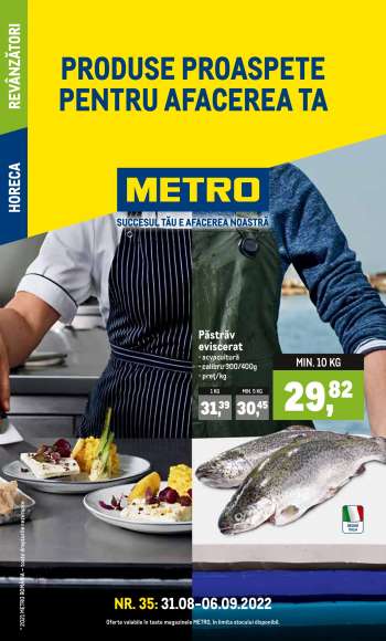 Cataloage Metro - 31.08.2022 - 06.09.2022.