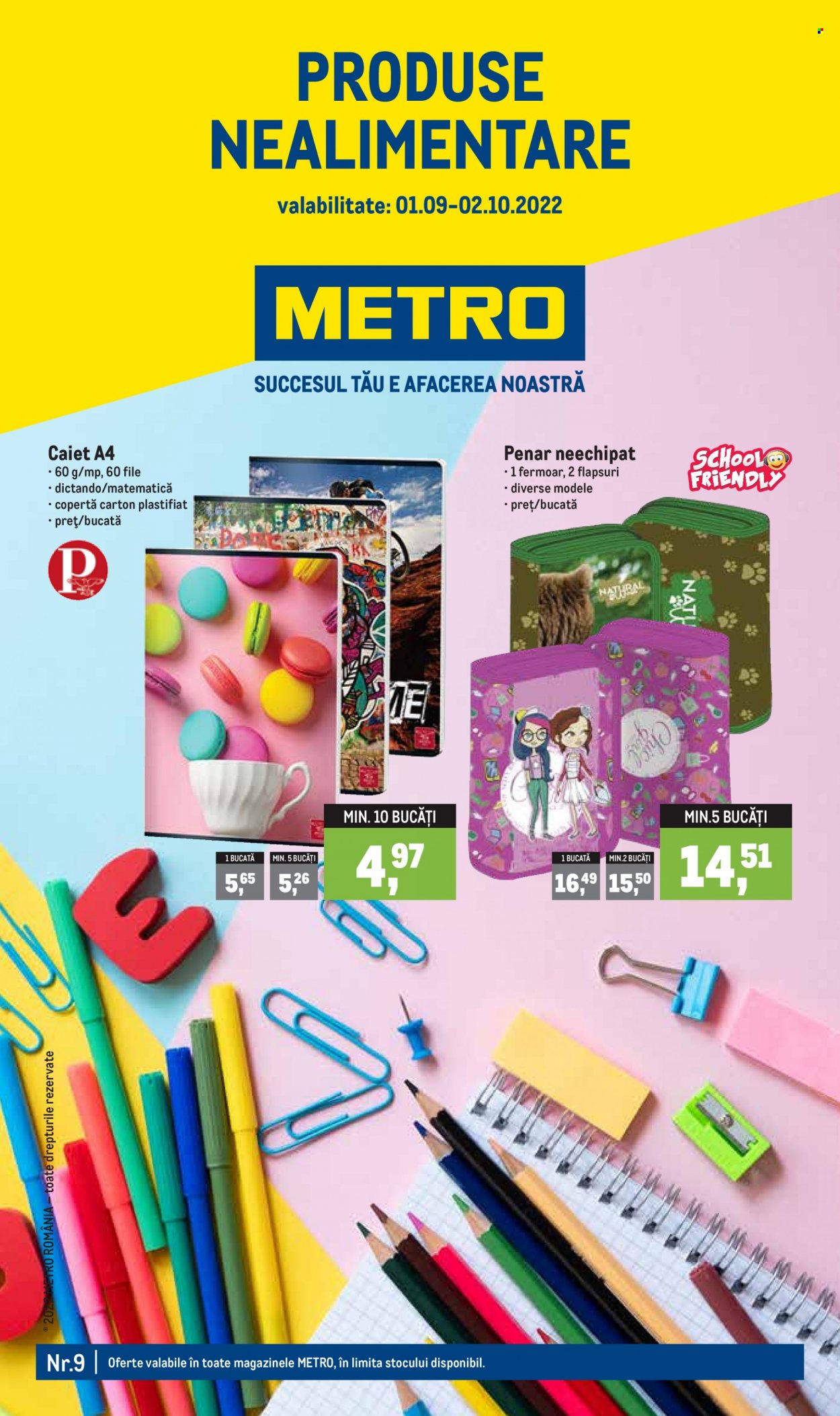 Catalog Metro - 01.09.2022 - 02.10.2022. Pagina 1