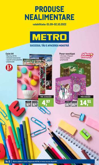 Cataloage Metro - 01.09.2022 - 02.10.2022.