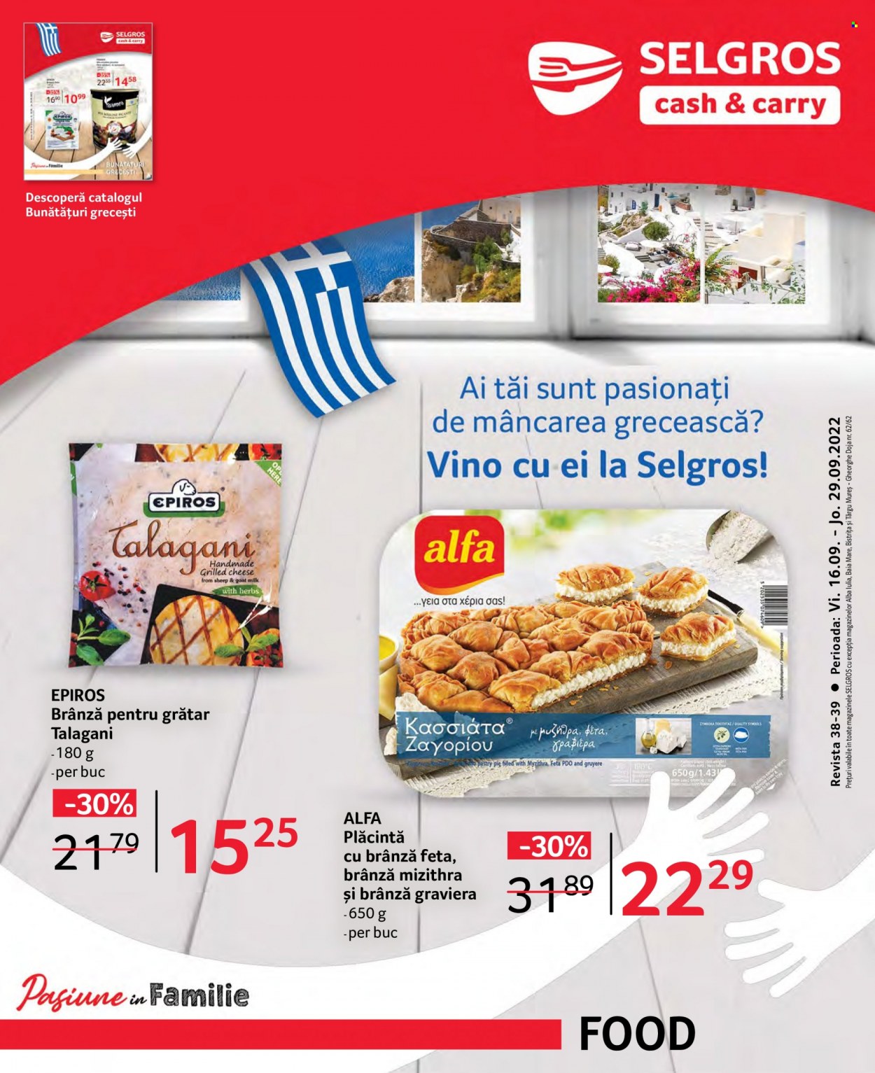 Catalog Selgros - 16.09.2022 - 29.09.2022. Pagina 1