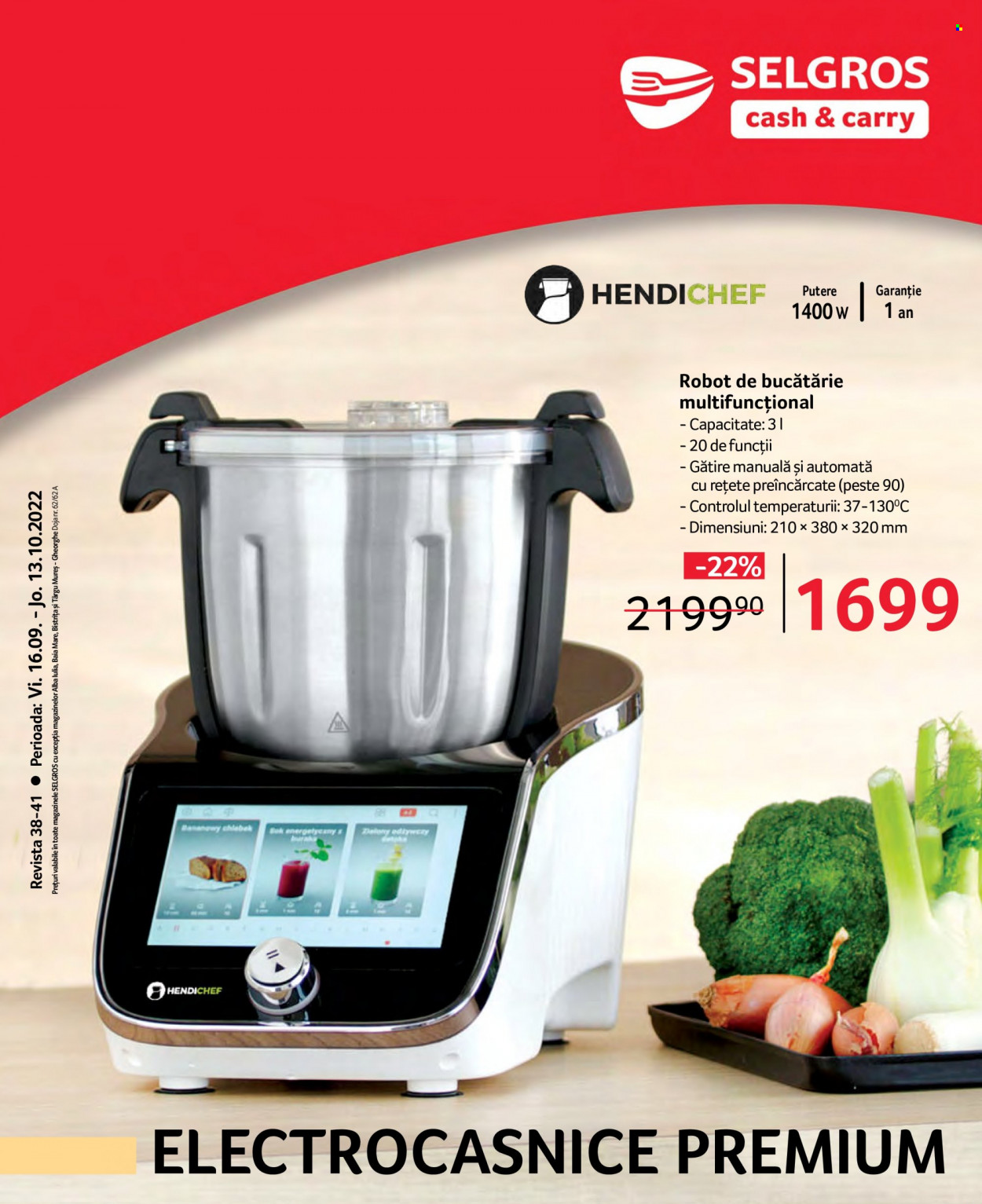 Catalog Selgros - 16.09.2022 - 13.10.2022. Pagina 1