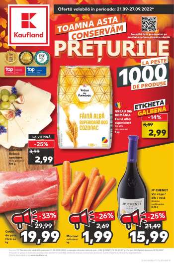 Cataloage Kaufland - 21.09.2022 - 27.09.2022.