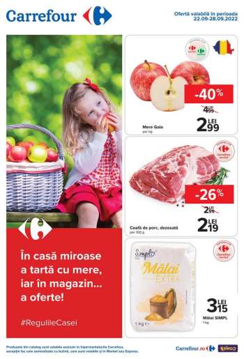 Cataloage Carrefour - 22.09.2022 - 28.09.2022.