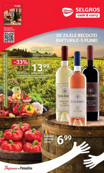 Cataloage Selgros - 30.09.2022 - 13.10.2022.