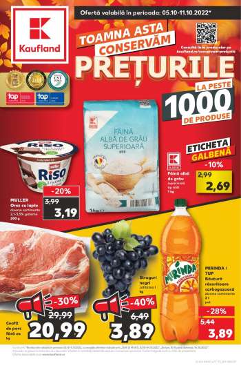 Cataloage Kaufland - 05.10.2022 - 11.10.2022.