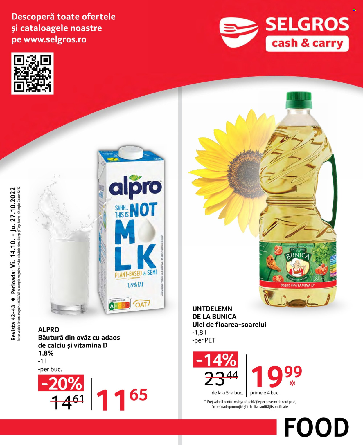Catalog Selgros - 14.10.2022 - 27.10.2022. Pagina 1