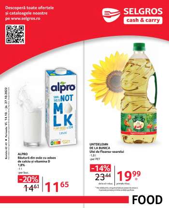 Cataloage Selgros - 14.10.2022 - 27.10.2022.