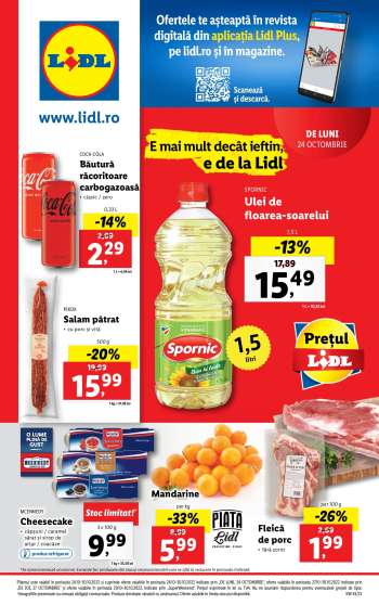 Cataloage Lidl - 24.10.2022 - 30.10.2022.