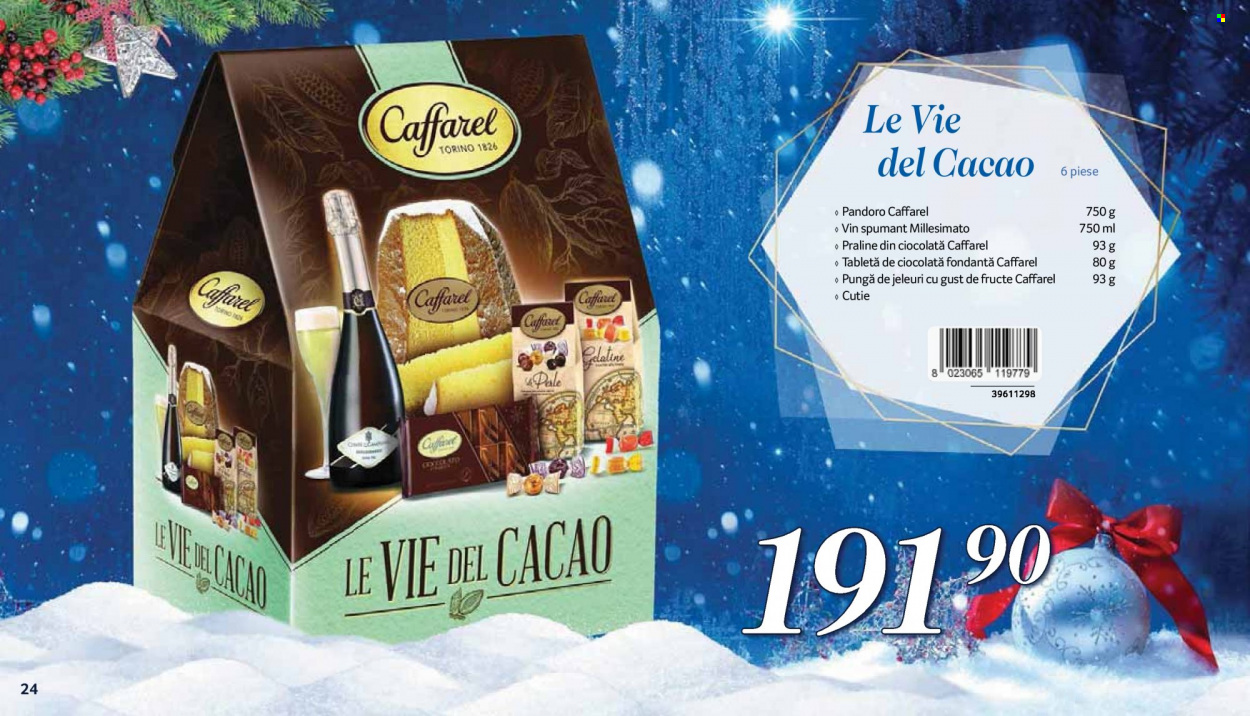 thumbnail - Cataloage Selgros - 01.11.2022 - 31.12.2022 - Produse în vânzare - alcool, praline, jeleuri, cacao, vin, vin spumant. Pagina 24.