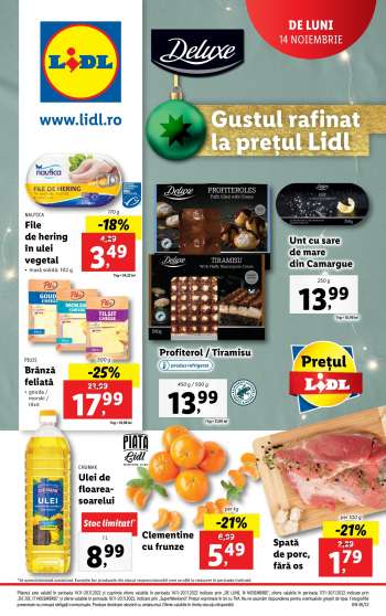 Cataloage Lidl - 14.11.2022 - 20.11.2022.