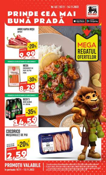 Cataloage Mega Image - 10.11.2022 - 16.11.2022.