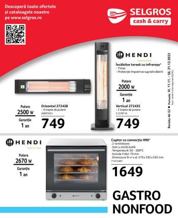 Cataloage Selgros - 11.11.2022 - 31.12.2022.