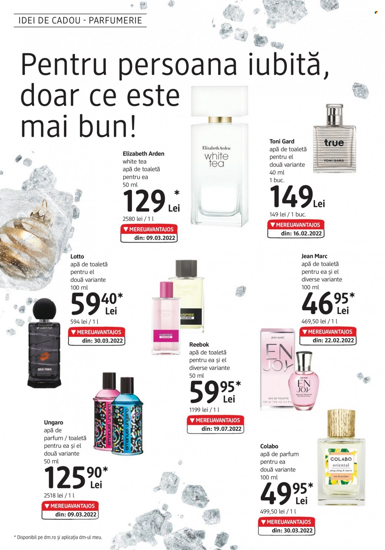 thumbnail - Cataloage dm Drogerie Markt - 17.11.2022 - 13.12.2022 - Produse în vânzare - apă de parfum, apă de toaletă, Elizabeth Arden. Pagina 6.