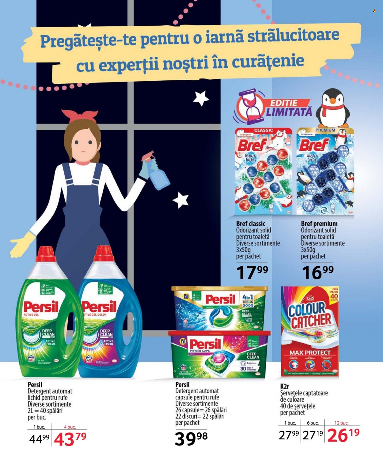 thumbnail - Cataloage Selgros - 25.11.2022 - 08.12.2022 - Produse în vânzare - şerveţele, detergent, Bref, detergent automat, detergent capsule, Persil. Pagina 28.