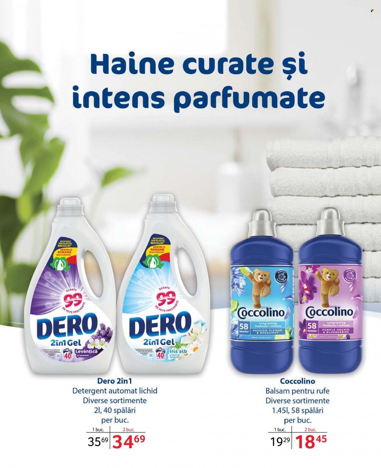 thumbnail - Cataloage Selgros - 25.11.2022 - 08.12.2022 - Produse în vânzare - detergent, Coccolino, Dero, detergent automat, balsam de rufe. Pagina 29.