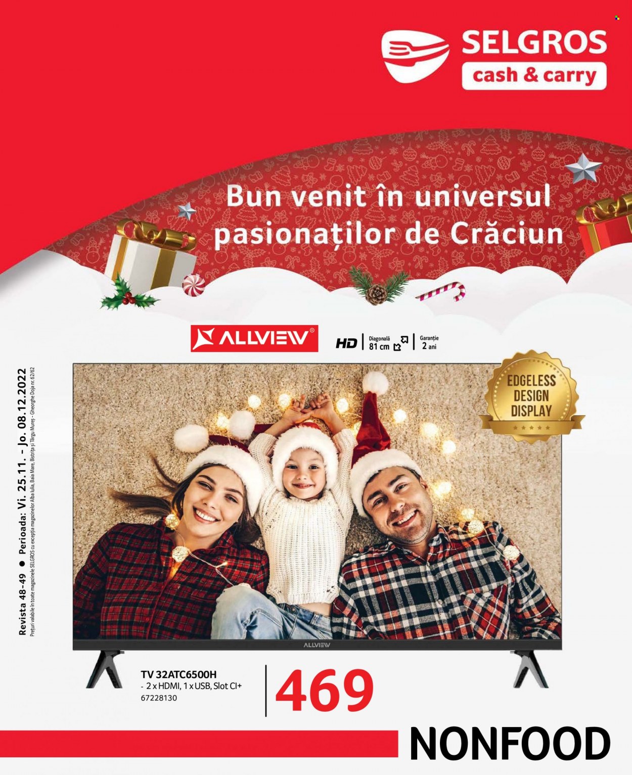 Catalog Selgros - 25.11.2022 - 08.12.2022. Pagina 1