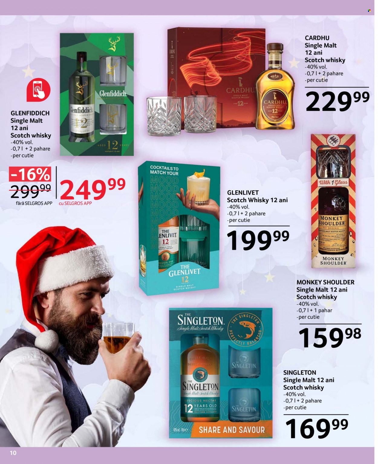 thumbnail - Cataloage Selgros - 25.11.2022 - 24.12.2022 - Produse în vânzare - nectar, Scotch Whisky, whisky. Pagina 10.
