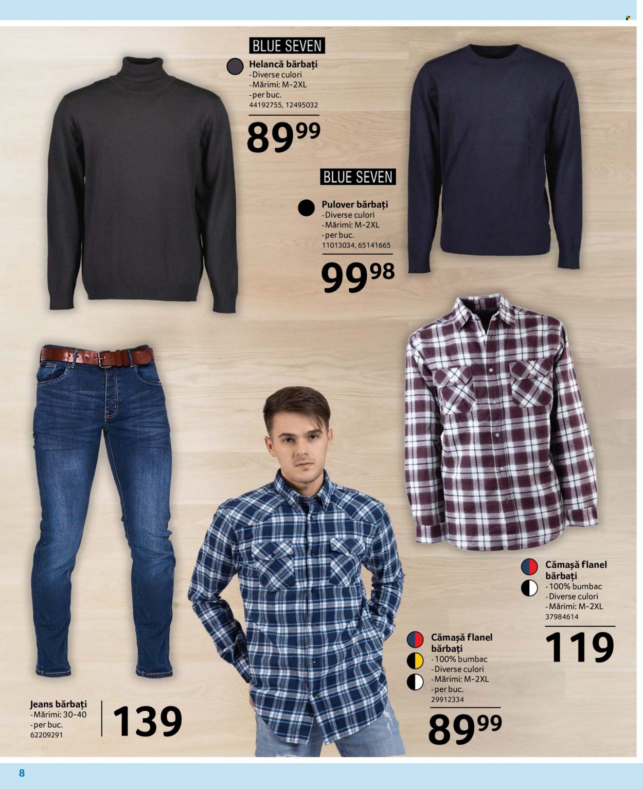 thumbnail - Cataloage Selgros - 25.11.2022 - 08.12.2022 - Produse în vânzare - jeans, camasa, pulover. Pagina 8.