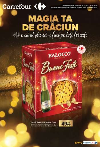 Cataloage Carrefour - 26.11.2022 - 08.01.2023.