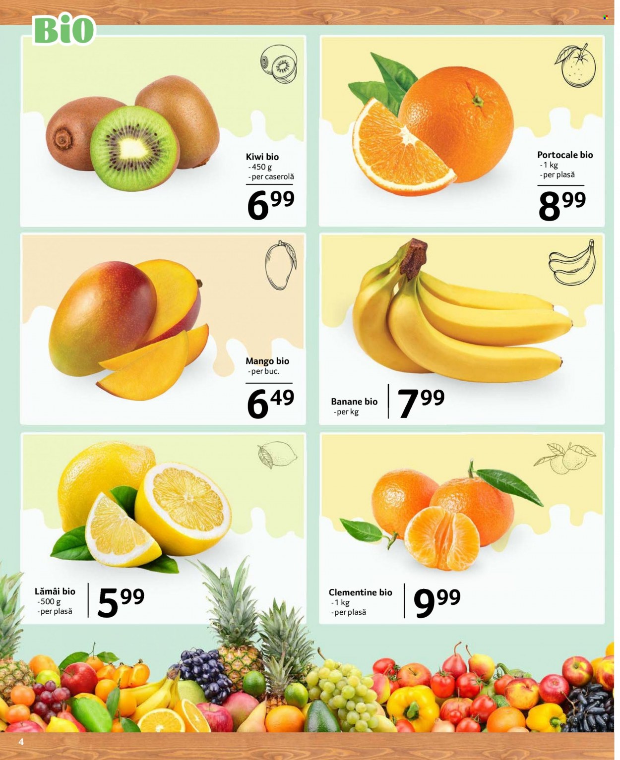 thumbnail - Cataloage Selgros - 01.12.2022 - 31.12.2022 - Produse în vânzare - banane, kiwi, lămâi, mango, portocale. Pagina 4.
