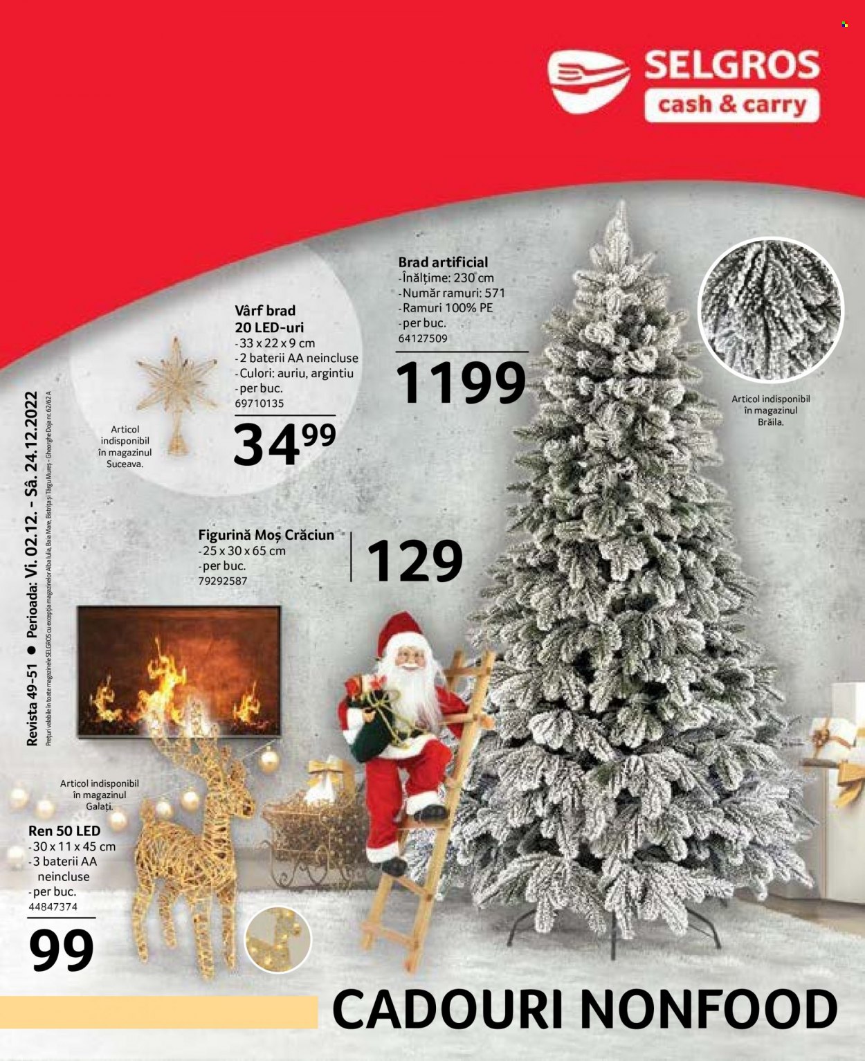 Catalog Selgros - 02.12.2022 - 24.12.2022. Pagina 1