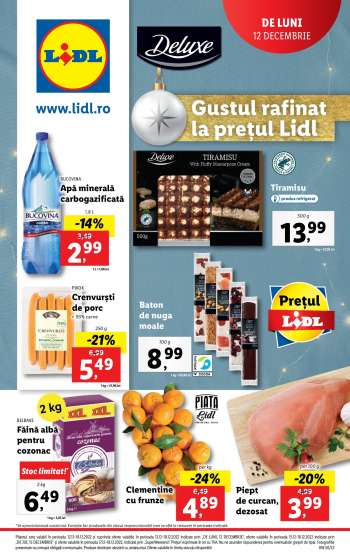 Cataloage Lidl - 12.12.2022 - 18.12.2022.
