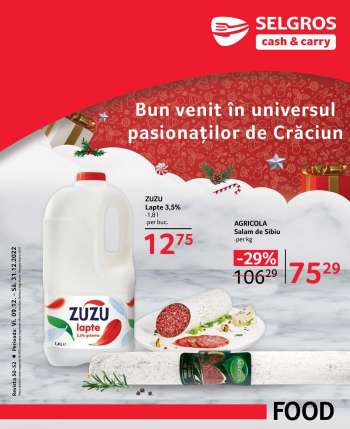 Cataloage Selgros - 09.12.2022 - 31.12.2022.