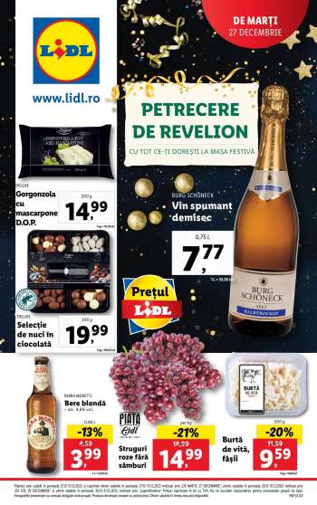 Cataloage Lidl - 27.12.2022 - 31.12.2022.