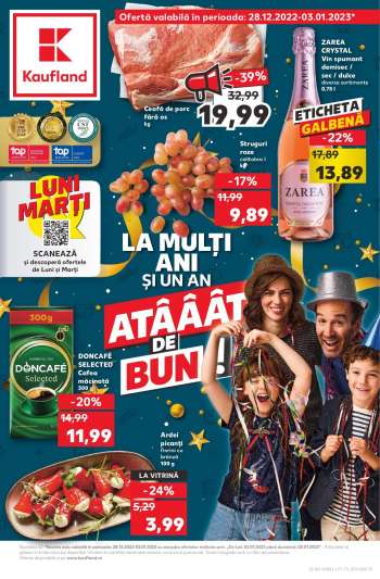 Cataloage Kaufland - 28.12.2022 - 03.01.2023.