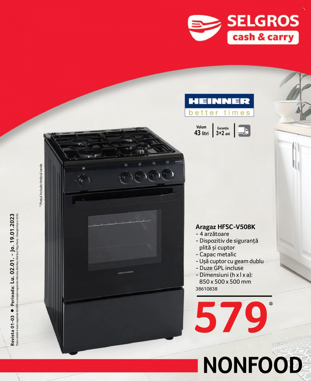 Catalog Selgros - 02.01.2023 - 19.01.2023. Pagina 1
