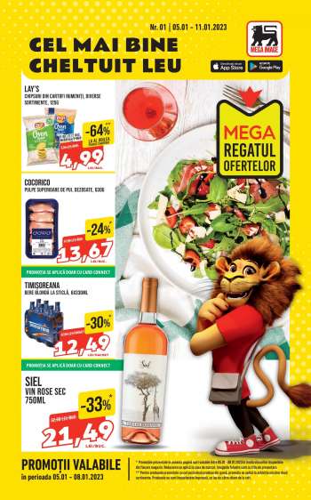 Cataloage Mega Image - 05.01.2023 - 11.01.2023.