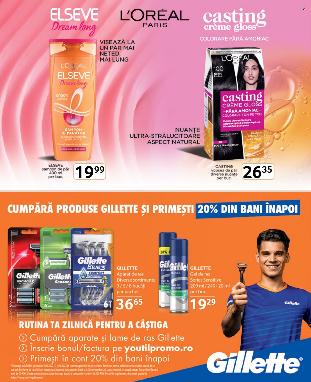 thumbnail - Cataloage Selgros - 03.02.2023 - 16.02.2023 - Produse în vânzare - șampon, L’Oréal, vopsea de păr, Elseve, Gillette, aparat de ras. Pagina 26.