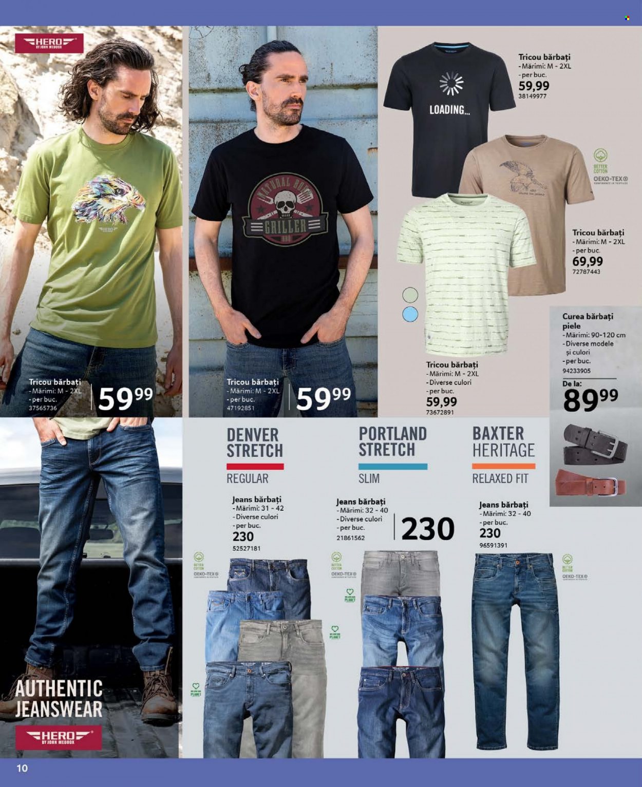 thumbnail - Cataloage Selgros - 17.03.2023 - 13.04.2023 - Produse în vânzare - jeans, tricou. Pagina 10.
