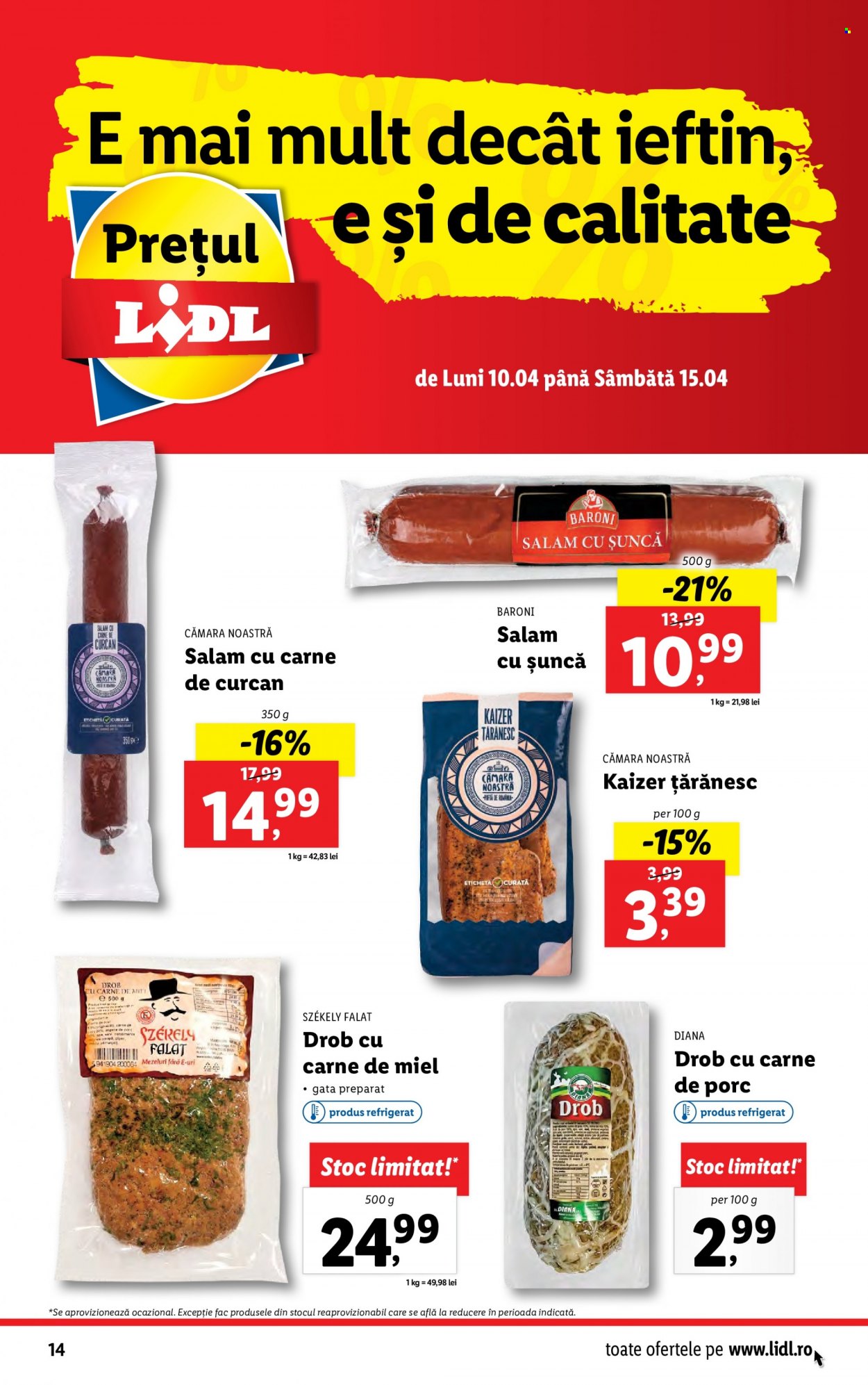 Catalog Lidl - 10.04.2023 - 15.04.2023. Pagina 14