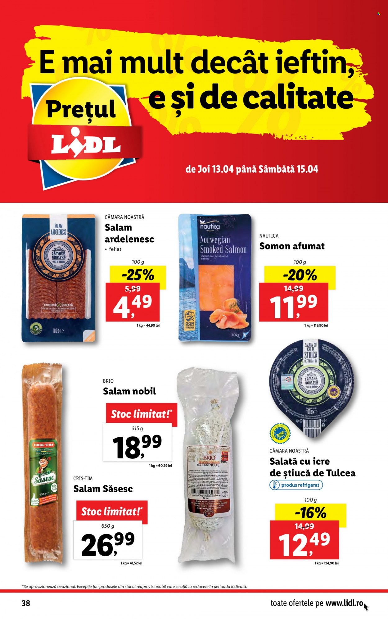 Catalog Lidl - 10.04.2023 - 15.04.2023. Pagina 38