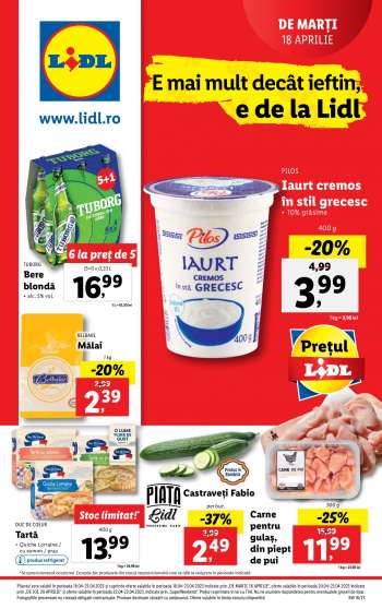 Cataloage Lidl - 18.04.2023 - 23.04.2023.