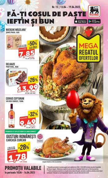 Cataloage Mega Image - 13.04.2023 - 19.04.2023.