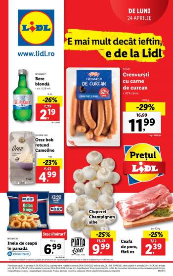 Cataloage Lidl - 24.04.2023 - 30.04.2023.