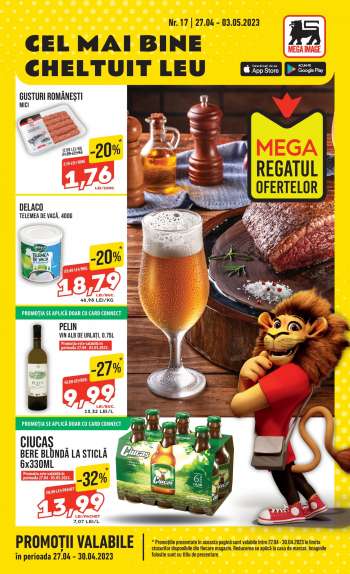 Cataloage Mega Image - 27.04.2023 - 03.05.2023.