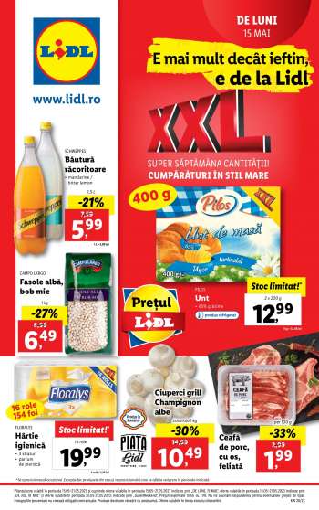 Cataloage Lidl - 15.05.2023 - 21.05.2023.