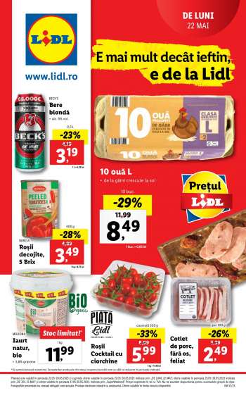 Cataloage Lidl - 22.05.2023 - 28.05.2023.